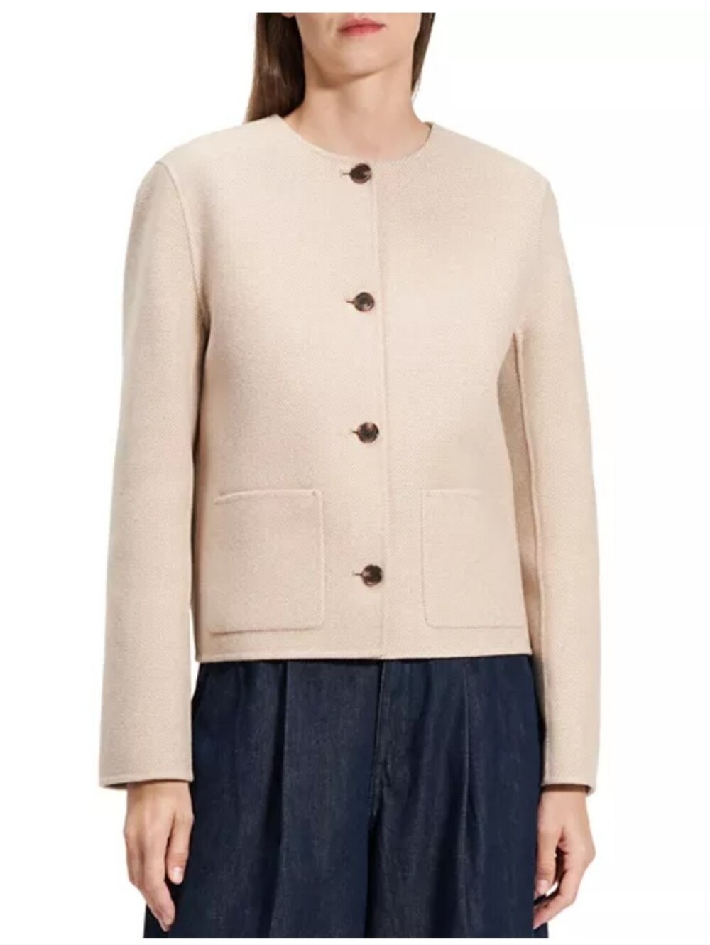 Theory Four Button Cardigan Jacket Size M - Picture 2 of 15